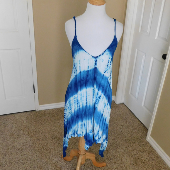 Mona B Dresses & Skirts - Tie Dye Sun Dress/Beach or Swim Cover Up